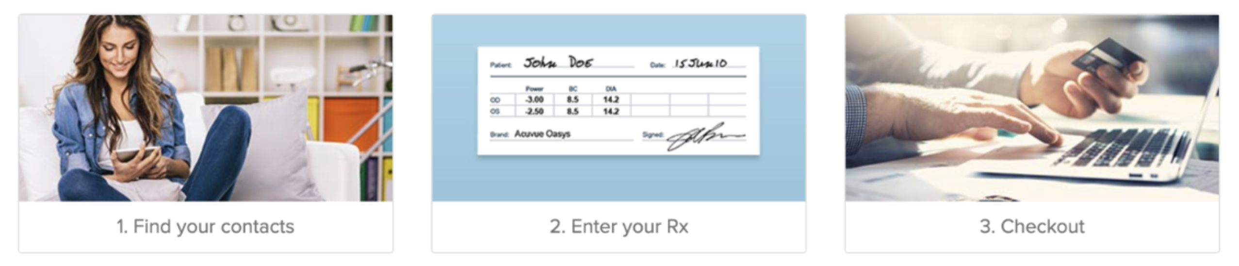 How to order contacts with Cannon EyeCare How to order contacts with Cannon EyeCare