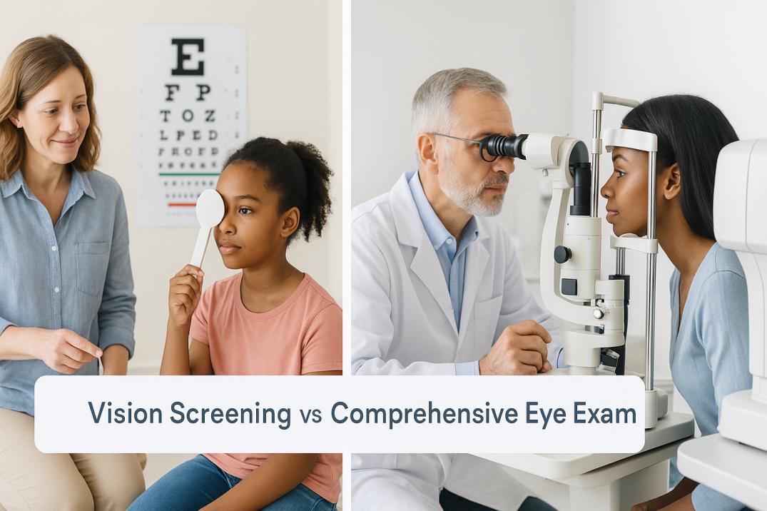 Eye Exams vs. Vision Screenings: Why the Difference Matters